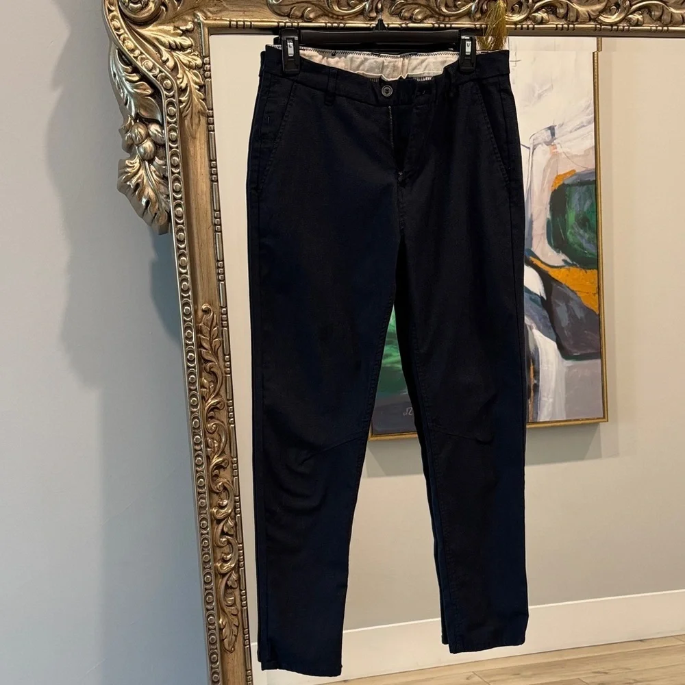 Zara Navy Chinos for Men